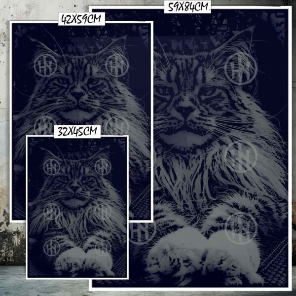 Hanna Poster Castle Rock de Historia Nuestra, Maine coon-El Póster Personalizado, Historia Nuestra