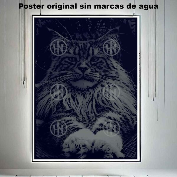 Hanna Poster Castle Rock de Historia Nuestra, Maine coon-El Póster Personalizado, Historia Nuestra