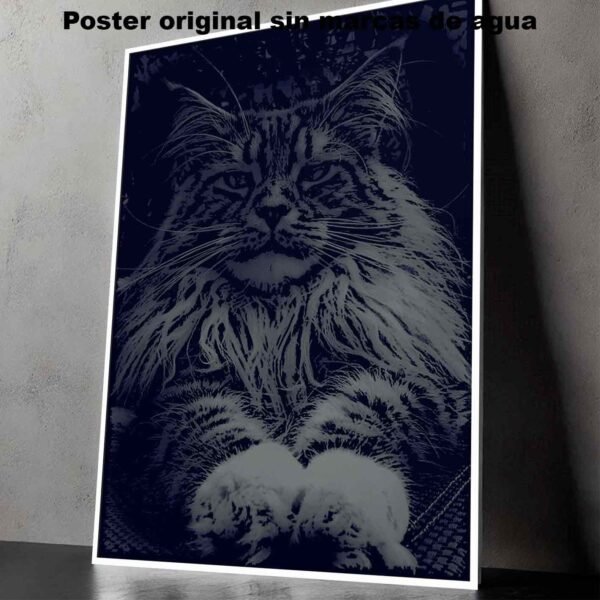 Hanna Poster Castle Rock de Historia Nuestra, Maine coon-El Póster Personalizado, Historia Nuestra