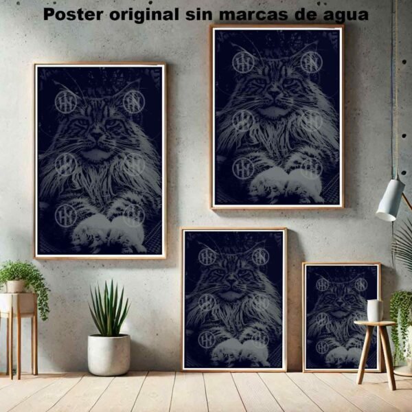 Hanna Poster Castle Rock de Historia Nuestra, Maine coon-El Póster Personalizado, Historia Nuestra
