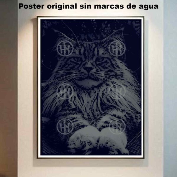 Hanna Poster Castle Rock de Historia Nuestra, Maine coon-El Póster Personalizado, Historia Nuestra