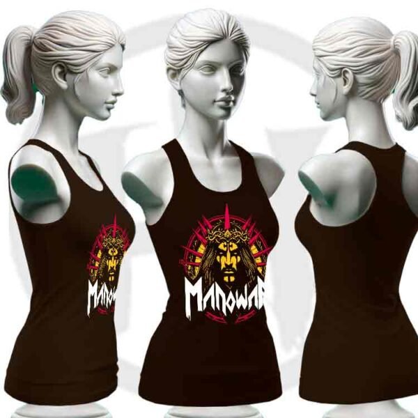 Manowar Musica Negro, Manowar Camiseta mujer Tanktop, Historia Nuestra