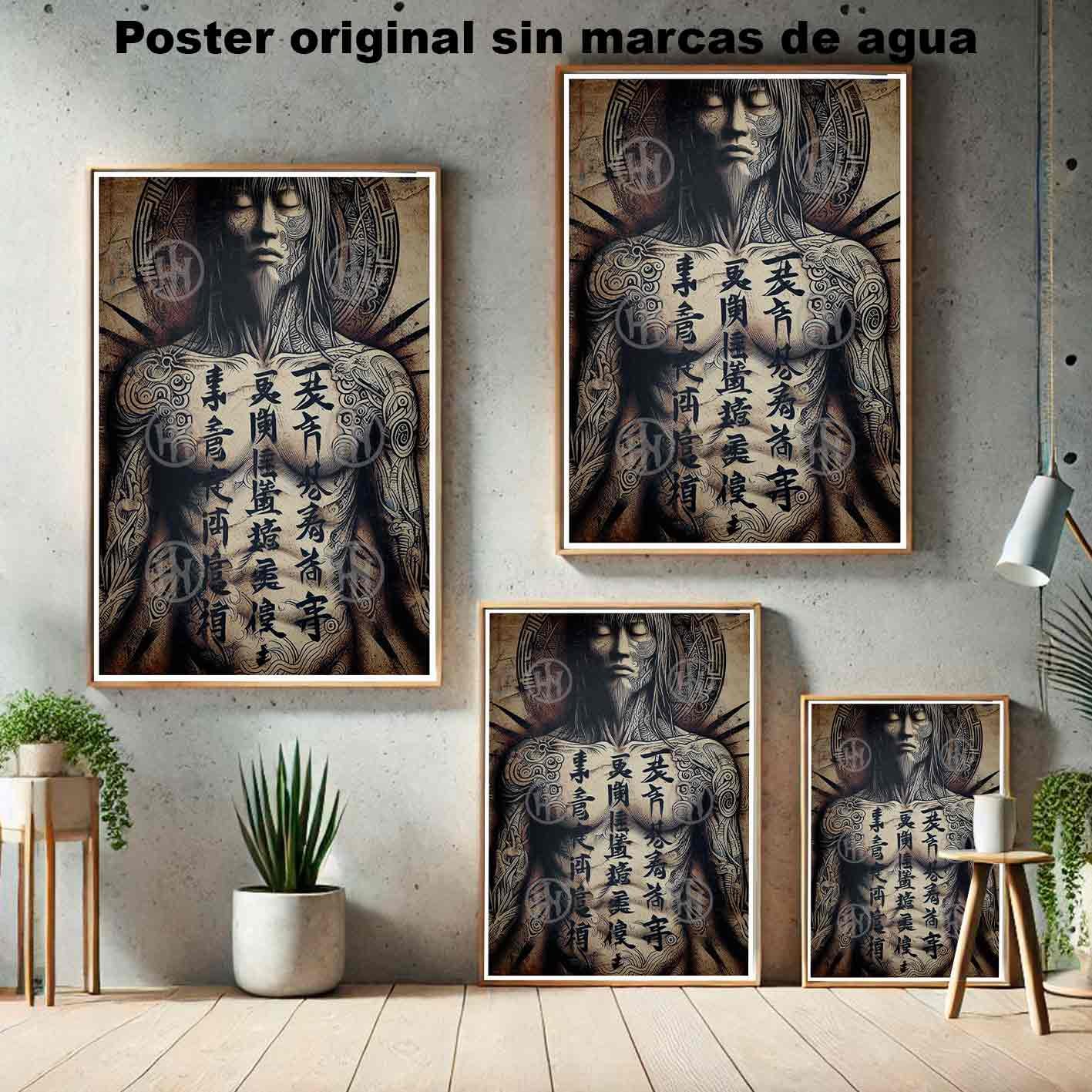 Mantra Tatuajes Estilos Poster de Historia Nuestra, Mantra-El Póster Personalizado, Historia Nuestra