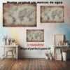 Mapa Mundi Historia Mapas Antiguos, Mapa Mundi-El Póster Personalizado, Historia Nuestra