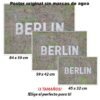 Mapa de Berlin Historia Mapas Antiguos, Mapa de Berlin-El Póster Personalizado, Historia Nuestra