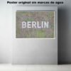 Mapa de Berlin Historia Mapas Antiguos, Mapa de Berlin-El Póster Personalizado, Historia Nuestra