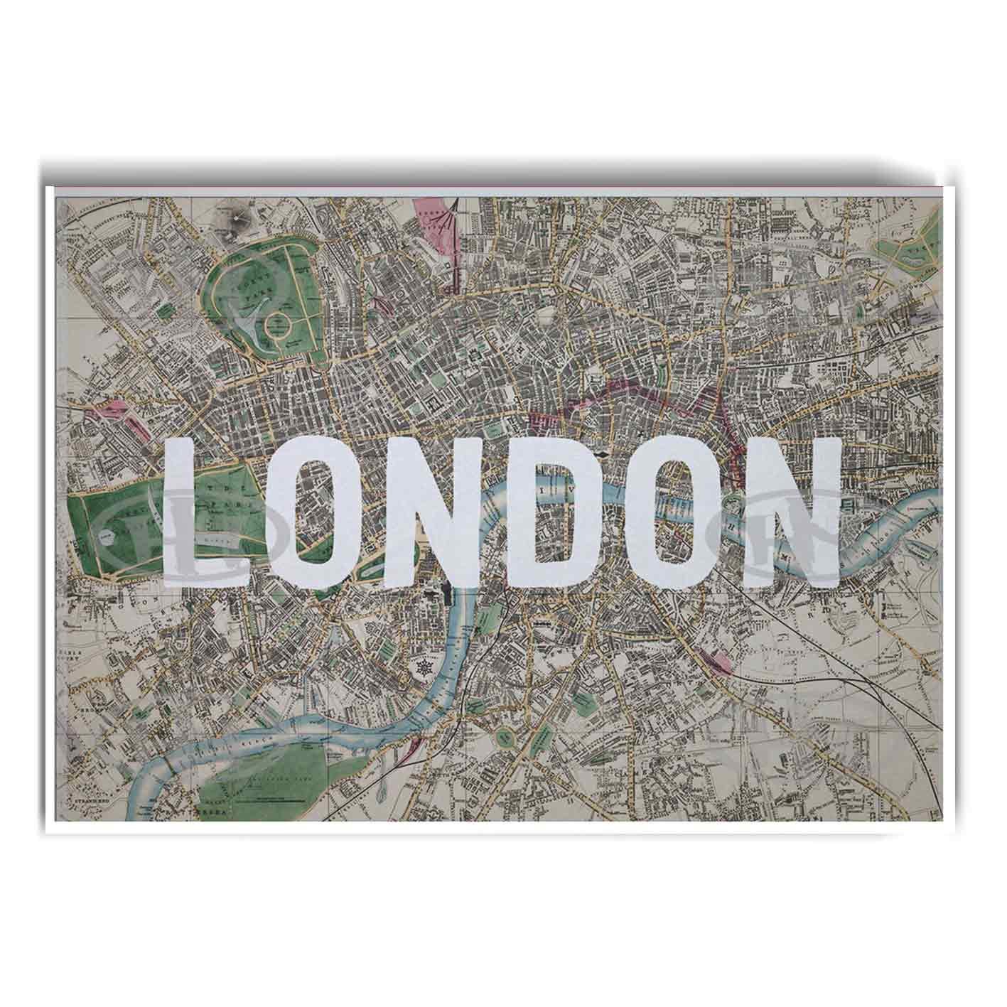 Póster, Póster Historia, Póster Mapa de Londres, Poster Mapas AntiguosPosters Historia Nuestra | Historia Nuestra