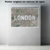 Mapa de Londres Historia Mapas Antiguos, Mapa de Londres-El Póster Personalizado, Historia Nuestra