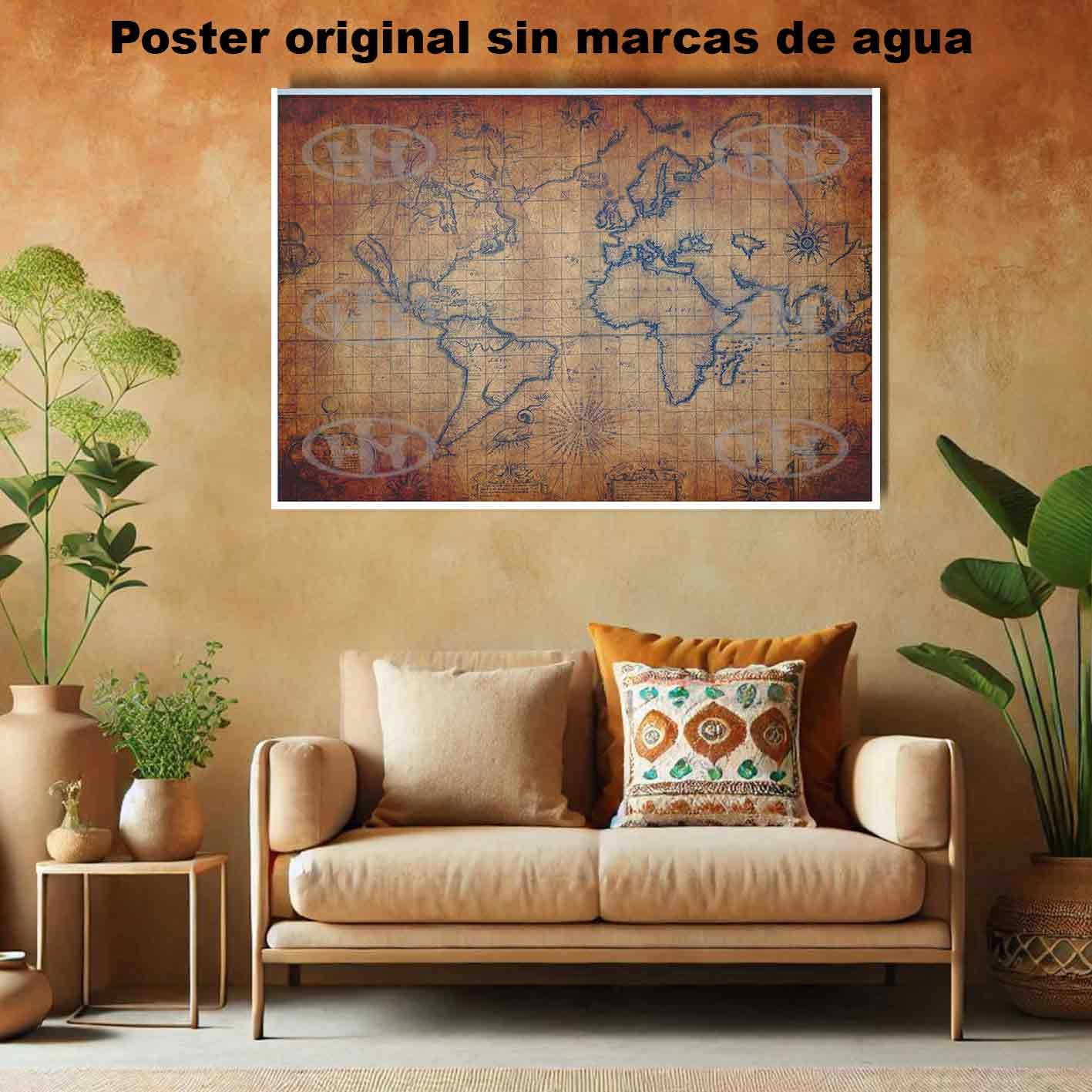 Mapas Antiguos Historia Mapas Antiguos, Mapas Antiguos-El Póster Personalizado, Historia Nuestra