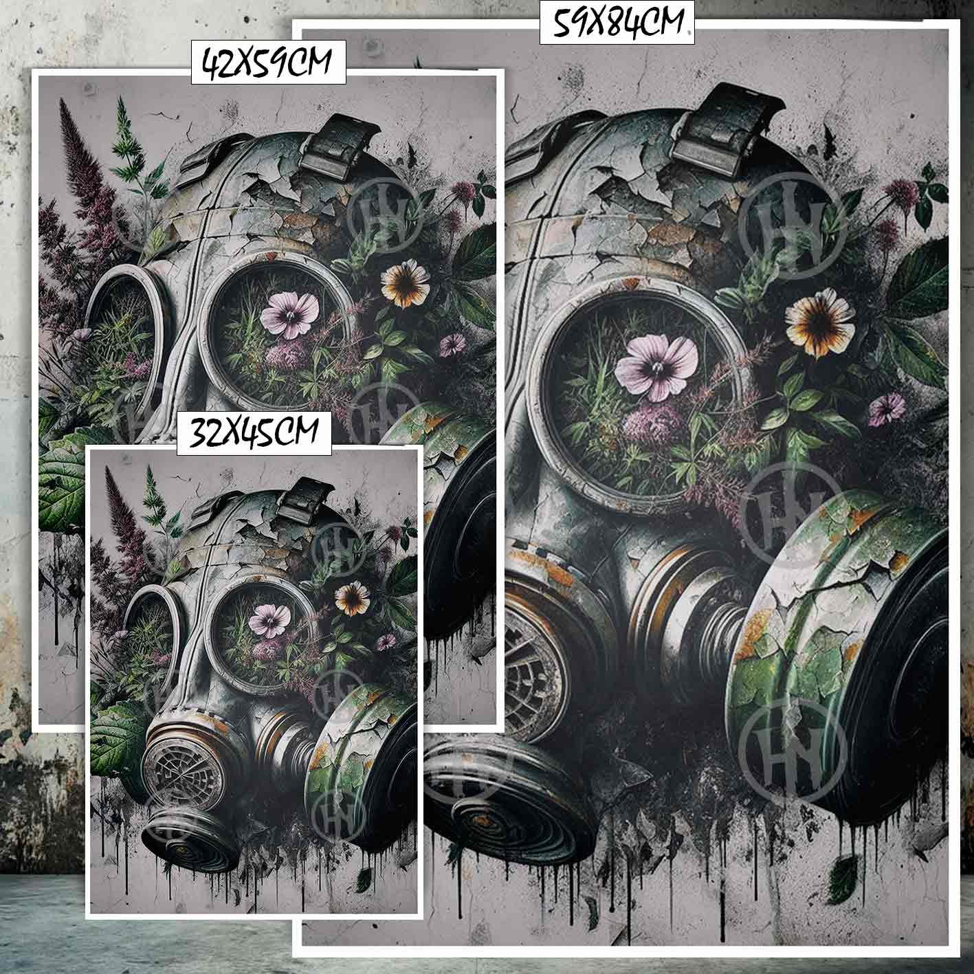 Mascara Tatuajes Street Art Poster de Historia Nuestr, Mascara-El Póster Personalizado, Historia Nuestra