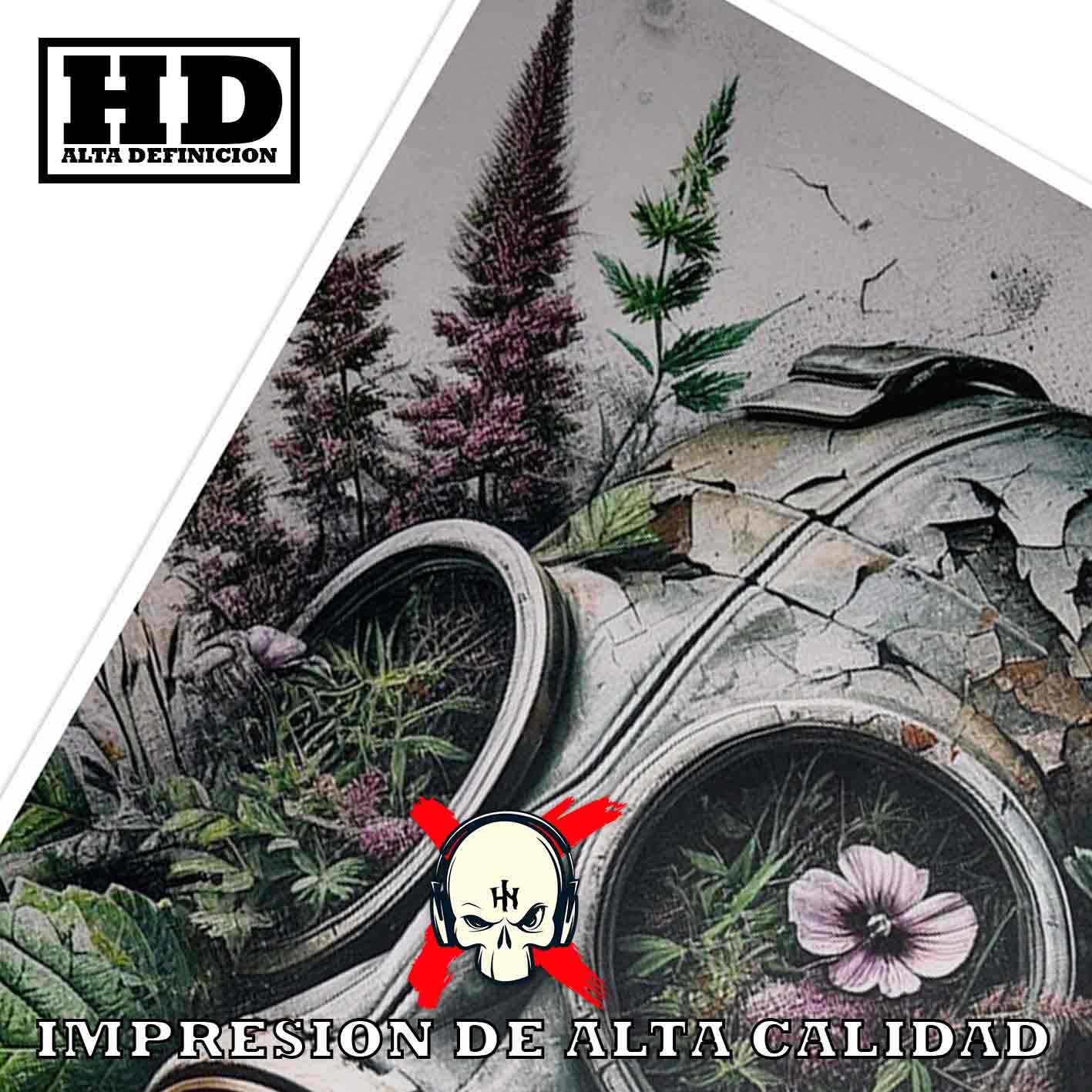 Mascara Tatuajes Street Art Poster de Historia Nuestr, Mascara-El Póster Personalizado, Historia Nuestra