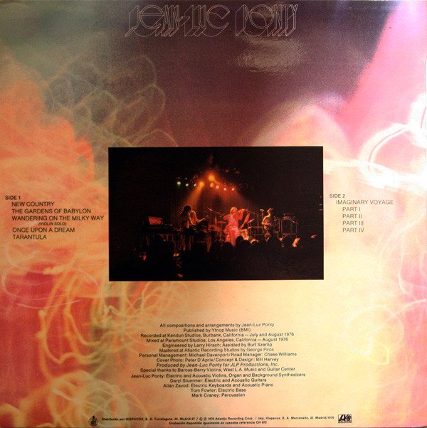 Fusion, JazzRock, Jean-Luc Ponty, LP, Space Rock | Historia Nuestra