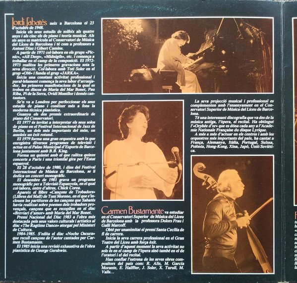 Contemporary, Jordi Sabates / Carmen Bustamante / François Rabbath, LP, NeoClassical | Historia Nuestra