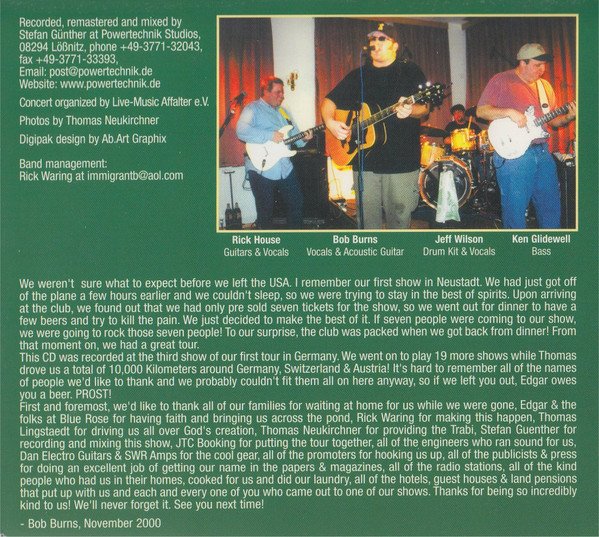 Alternative Rock, Big In Iowa, Blues Rock, CD, Country Rock | Historia Nuestra