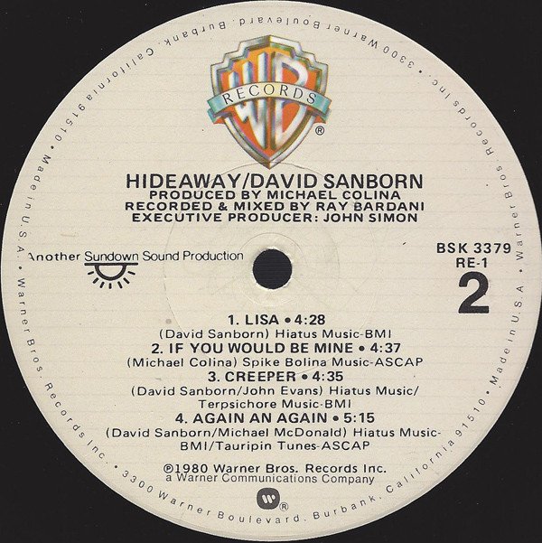 David Sanborn, LP, Smooth Jazz | Historia Nuestra