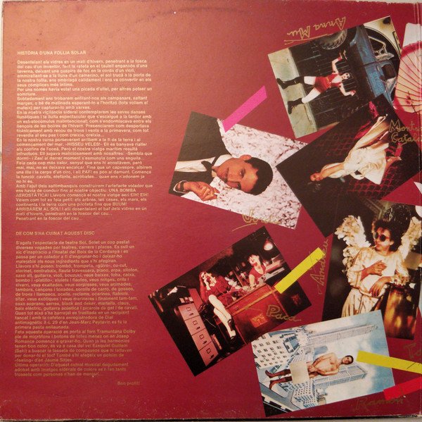 Avantgarde Jazz, Comediants, Comedy, LP, Pop Rock | Historia Nuestra