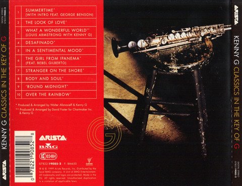 CD, Contemporary Jazz, Easy Listening, Kenny G, Smooth Jazz | Historia Nuestra