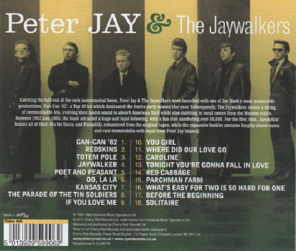 CD, Instrumental, Peter Jay & The Jaywalkers*, Vocal | Historia Nuestra