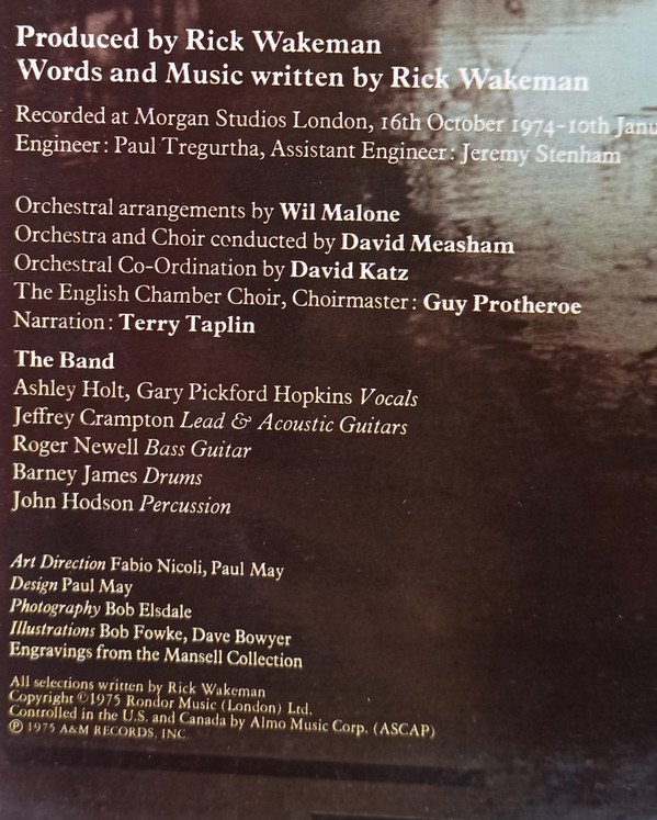 LP, Prog Rock, Rick Wakeman, Symphonic Rock | Historia Nuestra