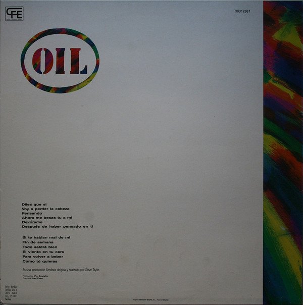 LP, Oil, Pop Rock | Historia Nuestra