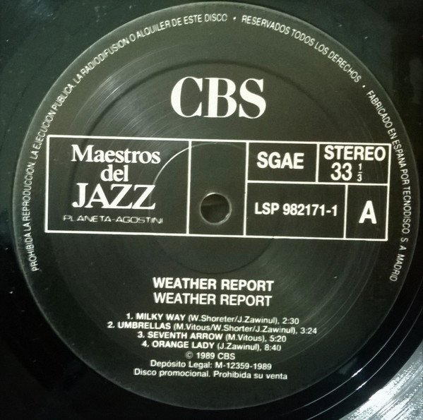 Mi ODYwLmpwZWc jpeg, Weather Report, Historia Nuestra