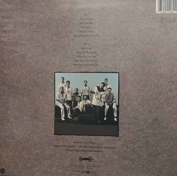 Ladysmith Black Mambazo, LP, Vocal | Historia Nuestra