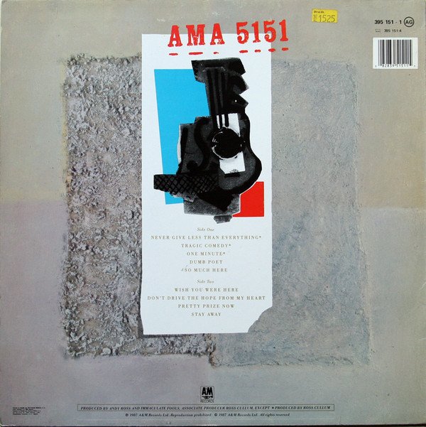 Immaculate Fools, LP, New Wave | Historia Nuestra