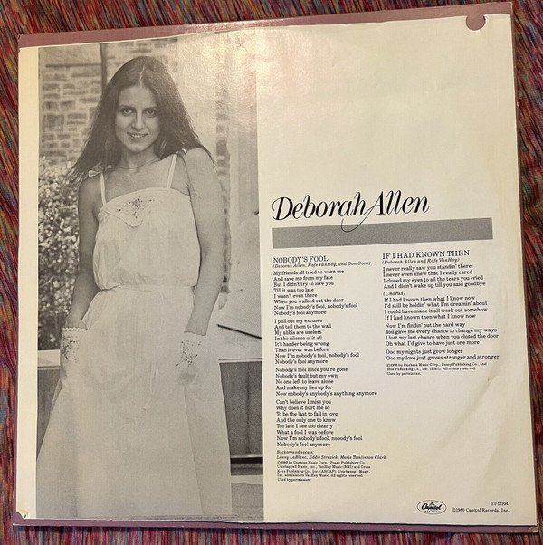 Country, Deborah Allen, LP | Historia Nuestra