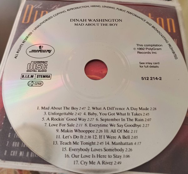 CD, Dinah Washington | Historia Nuestra