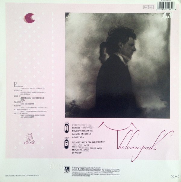 LP, Synthpop, The Lover Speaks | Historia Nuestra