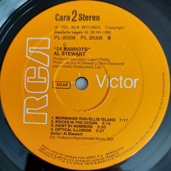 Al Stewart, LP, Pop Rock | Historia Nuestra