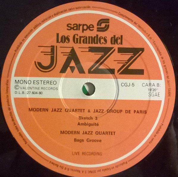 Cool Jazz, Hard Bop, LP, Modern Jazz Quartet* | Historia Nuestra