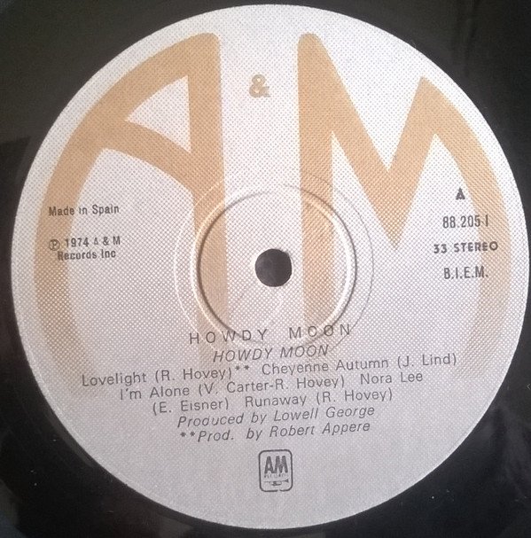 Folk Rock, Howdy Moon, LP | Historia Nuestra