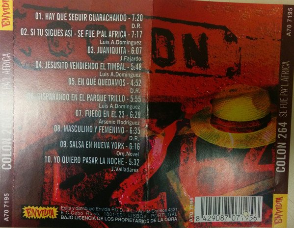 CD, Colon 264, Salsa, Timba | Historia Nuestra