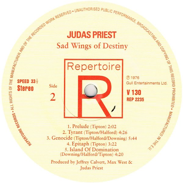 Heavy Metal, Judas Priest, LP | Historia Nuestra