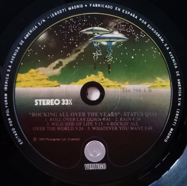 Classic Rock, LP, Pop Rock, Status Quo | Historia Nuestra