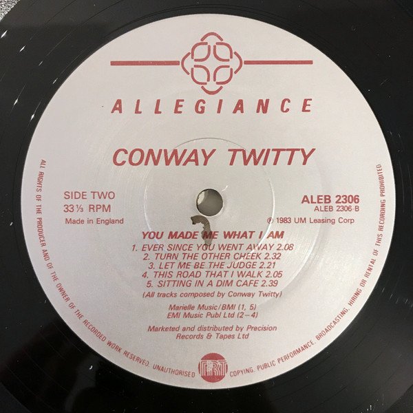 Conway Twitty, Folk, LP | Historia Nuestra