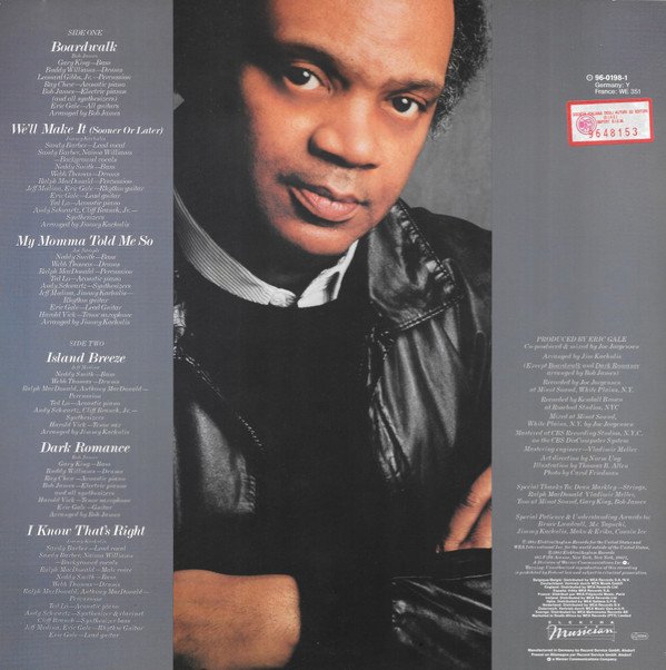 Contemporary Jazz, Eric Gale, LP | Historia Nuestra