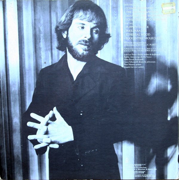 Fusion, JazzRock, Jean-Luc Ponty, LP | Historia Nuestra