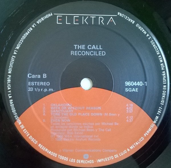 Alternative Rock, LP, New Wave, The Call | Historia Nuestra
