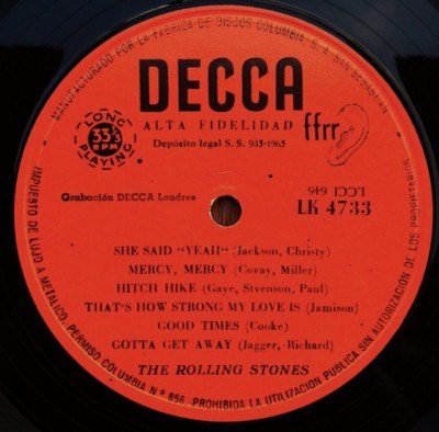 LP, Rhythm Blues, Rock Roll, The Rolling Stones | Historia Nuestra