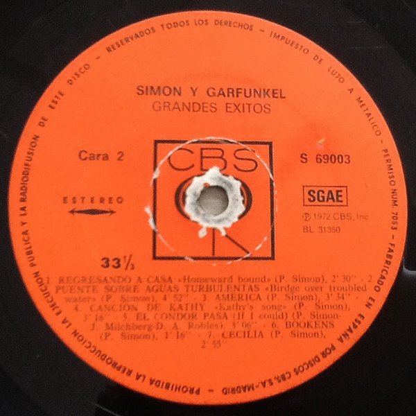 Classic Rock, Folk Rock, LP, Simon & Garfunkel | Historia Nuestra