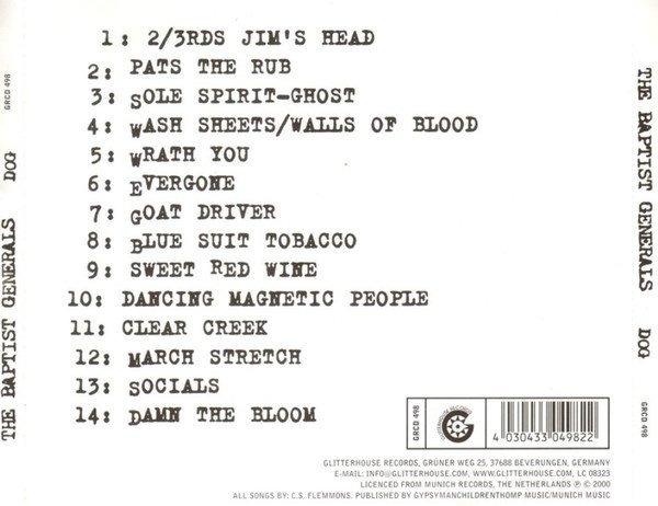 Acoustic, CD, Folk Rock, Indie Rock, LoFi, The Baptist Generals | Historia Nuestra