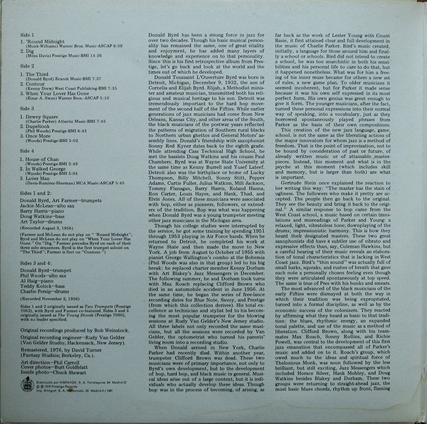 Donald Byrd, LP | Historia Nuestra