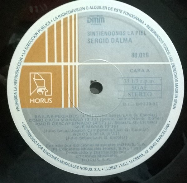 Ballad, LP, Sergio Dalma, Vocal | Historia Nuestra