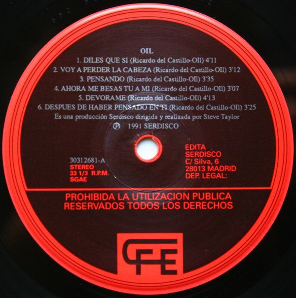 LP, Oil, Pop Rock | Historia Nuestra