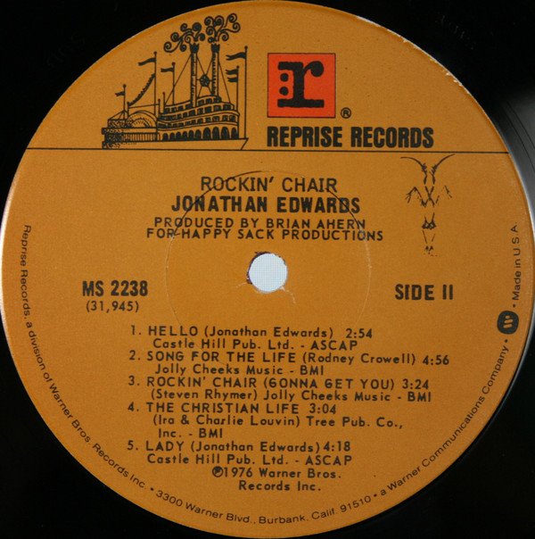 Folk Rock, Jonathan Edwards, LP | Historia Nuestra