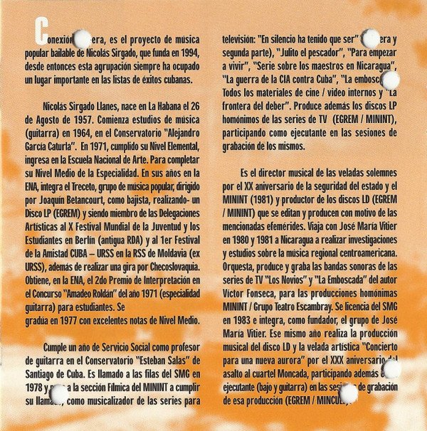 CD, Conexion Salsera, Salsa | Historia Nuestra