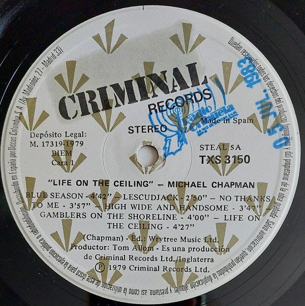 LP, Michael Chapman, Soft Rock | Historia Nuestra