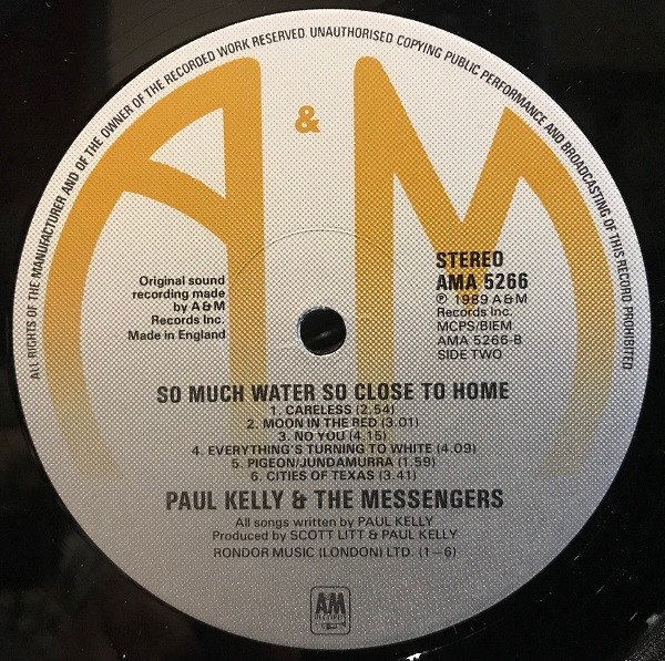 Country Rock, Folk Rock, Indie Rock, LP, Paul Kelly And The Messengers | Historia Nuestra